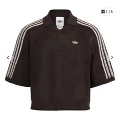 ADIDAS アディダス W KNIT CROCHET SS POLO - メルカリ