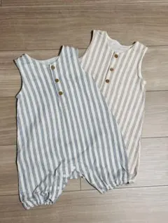 UNIQLO ベビー　ロンパース　ノースリーブ　70 お揃い