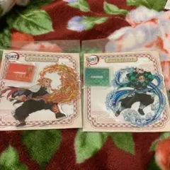 鬼滅の刃 無限列車編 竈門炭治郎 煉獄杏寿郎 アクリルマスコット 新品未開封