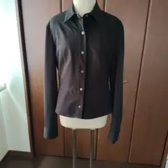 新品 agnes b. リネン100% 長袖シャツ 濃グレー38 - メルカリ