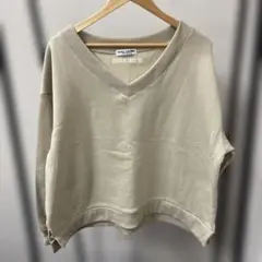 RODEO CROWNS WIDE BOWL ベージュ Vネック 長袖