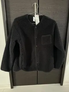 ボアフリースカーディガン ユニクロ 新品 ボアフリースリラックスカーディガン