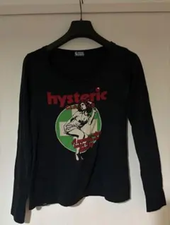 レア　希少　HYSTERIC GLAMOUR　黒レース　ロンT　長袖Ｔシャツ② レア 希少 HYSTERIC GLAMOUR 黒レース ロンT 長袖Tシャツ②