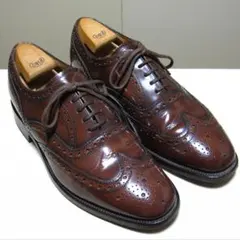 【良品✨️】Loake L1 ローク フルブローグ ブラウン UK6 革靴のサムネイル