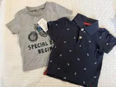 【80cm】半袖Tシャツ＆ポロシャツ 2枚セット