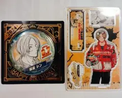 SAKAMOTO DAYS サカモトデイズ シン 缶バッジ&ジオラマフィギュア