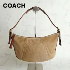 希少・極美品✨コーチ ハラコ ワンショルダー 9207 コスタリカ製 ホログラム