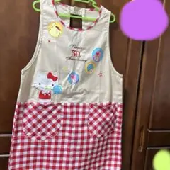 レア　SANRIO 50th anniversaryエプロン　保育士、限定品