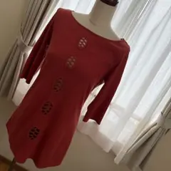 シビラ　オレンジ色　チュニック　Mサイズ
