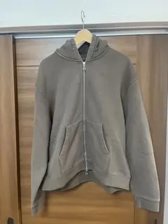 パーカー ジョーダン トラビス フルジップ ブラウン系 S サイズ