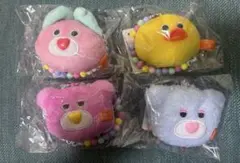 mojojojo ビーズチェーン付きフェイスマスコット3 4個セット