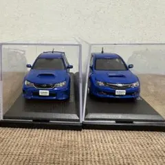 アシェット 国産名車コレクション インプレッサ WRX STI 2台セットのサムネイル
