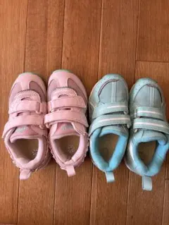 アシックス　スクスク　スニーカー　16.5 17.0 2足セット