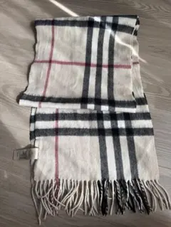 BURBERRY チェック柄 カシミヤマフラー