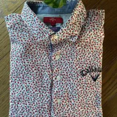 キャロウェイ　花柄シャツ　Lサイズ
