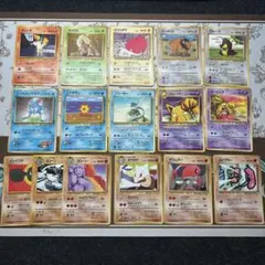 ポケカ 傷あり特価 まとめ売り 旧裏 拡張シート 16枚セット