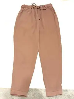 GU スラックス ゴムウエスト ピンク　Mサイズ