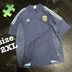 アディダス アルゼンチン代表 2002日韓W杯 アウェー ユニフォーム 良品