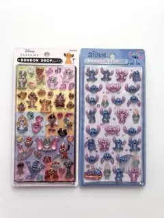 正規品 ボンボンドロップシール ディズニー スティッチ 2枚セットのサムネイル