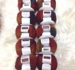 オーロラウール　Aurora Wool 25g 10玉　毛糸　No.9