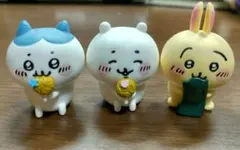 ちいかわ ガチャガチャ みんなでもぐもぐパーティ2 ハチワレ、ちいかわ、うさぎ