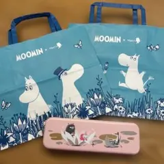 ムーミン チョコレート 缶のみ （リトルミイの水遊び） オリジナル紙袋2枚付