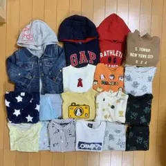 男の子　長袖　トップス　まとめ売り　秋冬　子供服　20点　90~100