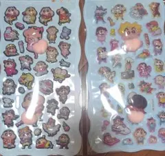 クレヨンしんちゃん　おしりシール　桃シール　2枚