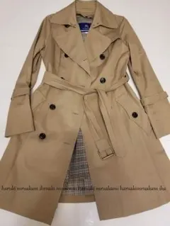 バーバリーブルーレーベル　トレンチコート38　ライナー付き