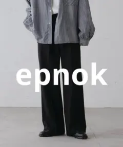 epnok きれいめ 黒スラックス S 実寸Mサイズのサムネイル