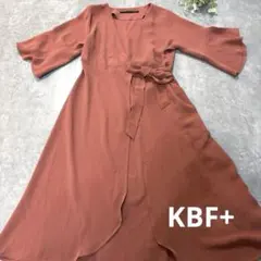 【美品】KBF+ 2way ガウンワンピース コーラル系 アーバンリサーチ系