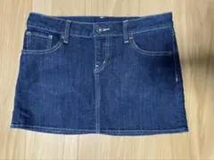 GU デニムミニスカート サイズ　67 綿混