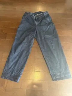 無印良品 MUJI デニムパンツ ワイド Lサイズのサムネイル