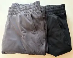 UNIQLO AIRism ジョガーパンツ M 2点セット ブラック&グレー