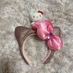 ユニバ　USJ キティちゃん ぬいぐるみ付きカチューシャ