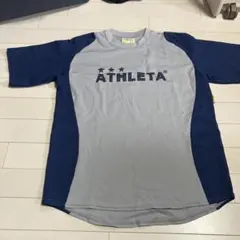 ATHLETA Tシャツ 160サイズ グレー/ネイビー
