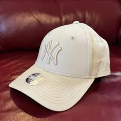 New Era ニューエラ キャップ NYヤンキース ライトベージュ 帽子