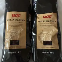 UCC MILD BLEND レギュラーコーヒー 豆 250g×2袋のサムネイル