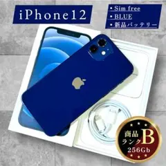 【大容量】iPhone 12 本体 256GB SIMフリー ブルー 即日発送
