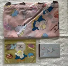 新品　ミスド　2024 ポケモン福袋　３点エコバッグ・ジッパーバッグ・メモ帳