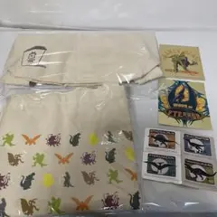 ゴジラ ジュラシックワールド トートバッグ ステッカーセット