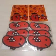 めんたいパーク マイクロファイバークロス 6枚セット クリアファイル2枚