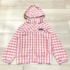 Patagonia ウィンドブレーカー 4T ギンガムチェック ピンク110のサムネイル