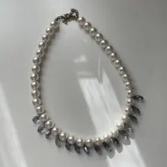 パール風　ネックレス