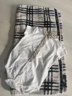 Burberry ロンパース 12ヶ月　バスタオル　セット
