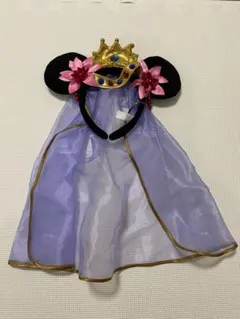 ミッキー耳付きカチューシャ 王冠付き　アラジン