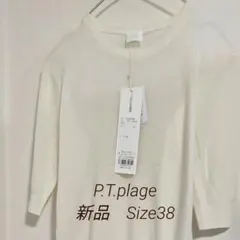 C.T.plage　 シーティープラージュ　シアーニット　プルオーバー　半袖のサムネイル