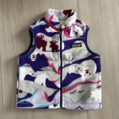美品　patagonia フリースベスト 6〜12m