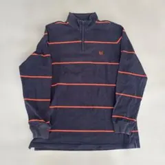 CHAPS ボーダーハーフジップ