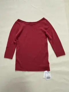 J615★新品 10780円 スピック&スパン ニット セーター赤系ウール女性用